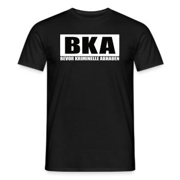 Polizei Bundes Grenz Schutz Design - Männer T-Shirt - Schwarz - Vorne - AI Model Male 178 light (178cm)