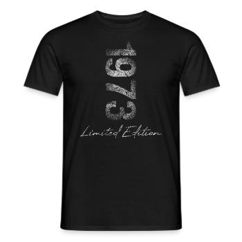 Anniversaire 1973 Édition Limitée Cadeau Occasion Cool - T-shirt homme - noir - Devant - AI Model Male 178 light (178cm)