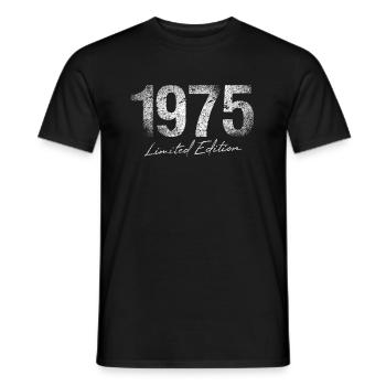 Geburtstag 1975 Limited Edition Geschenk Used Cool - Männer T-Shirt - Schwarz - Vorne - AI Model Male 178 light (178cm)