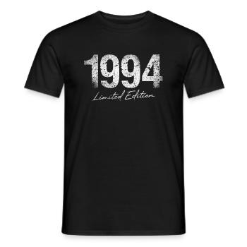 Anniversaire 1994 Édition Limitée Cadeau Occasion Cool - T-shirt homme - noir - Devant - AI Model Male 178 light (178cm)