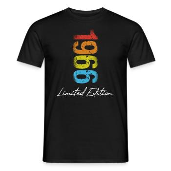 Birthday 1966 Limited Edition Gift Used Cool - Men's T-Shirt - black - Front - AI Model Male 178 light (178cm)