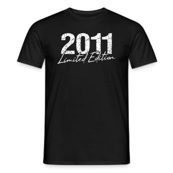 Birthday 2011 Limited Edition Gift Used Cool - Men's T-Shirt - black - Front - AI Model Male 178 light (178cm)