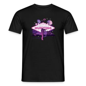 Jägerin, Urban & Lifestyle - Männer T-Shirt - Schwarz - Vorne - AI Model Male 178 light (178cm)