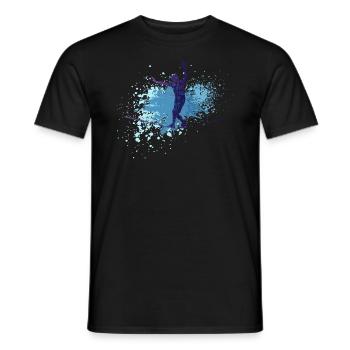 Slackline, Urban & Lifestyle - Männer T-Shirt - Schwarz - Vorne - AI Model Male 178 light (178cm)