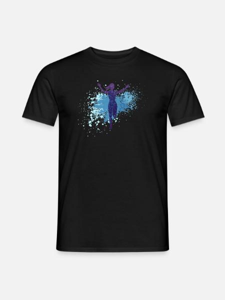 Splash Marathon, Trail Running - T-shirt homme - noir