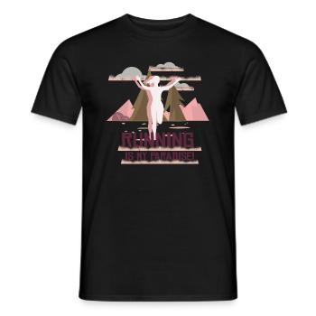 Marathon, coureur de trail running - T-shirt homme - noir - Devant - AI Model Male 178 light (178cm)