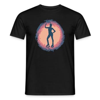 Splash Jump Shoes Fitness - Männer T-Shirt - Schwarz - Vorne - AI Model Male 178 light (178cm)