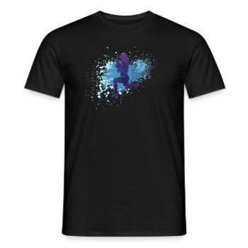 Splash HIIT - Men's T-Shirt - black - Front - AI Model Male 178 light (178cm)