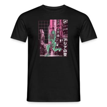 Asian City HIIT - Men's T-Shirt - black - Front - AI Model Male 178 light (178cm)