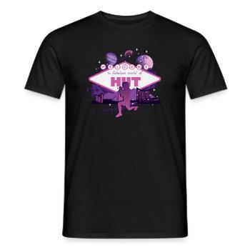 Fabelhafte Welt des HIIT - Männer T-Shirt - Schwarz - Vorne - AI Model Male 178 light (178cm)