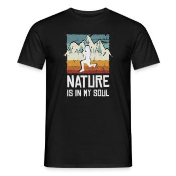 HIIT, Femme Fitness - T-shirt homme - noir - Devant - AI Model Male 178 light (178cm)