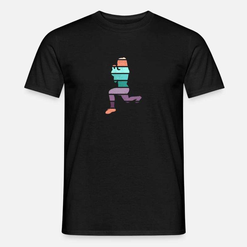 Retro HIIT - Männer T-Shirt - Schwarz