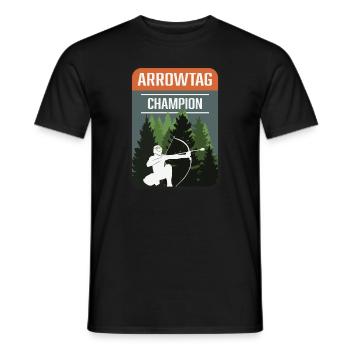 Arrowtag Champion - T-shirt homme - noir - Devant - AI Model Male 178 light (178cm)