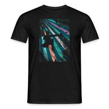 Arrowtag rétro - T-shirt homme - noir - Devant - AI Model Male 178 light (178cm)