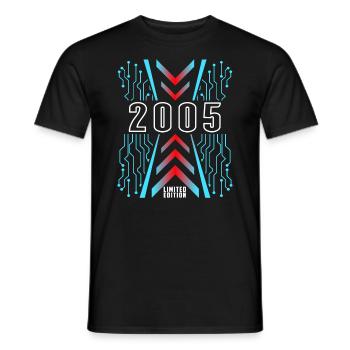Anniversaire 2005 Gaming Limited Edition Gamer - T-shirt homme - noir - Devant - AI Model Male 178 light (178cm)