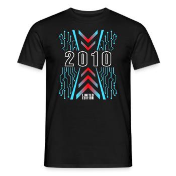 Anniversaire 2010 Gaming Limited Edition Gamer - T-shirt homme - noir - Devant - AI Model Male 178 light (178cm)