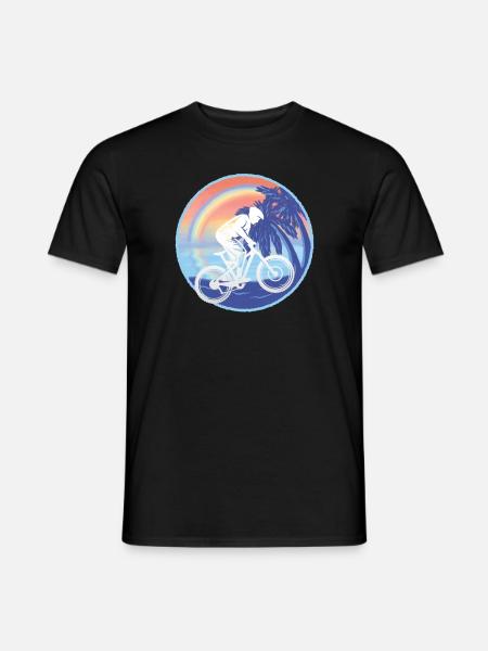 VTT de descente - T-shirt homme - noir