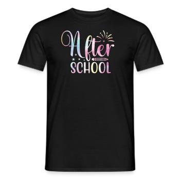 Back to School Sports Teacher - Men's T-Shirt - black - Front - AI Model Male 178 light (178cm)