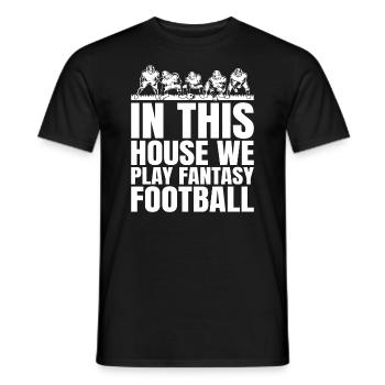 Drôle de couple dans cette maison nous jouons à la fantaisie - T-shirt homme - noir - Devant - AI Model Male 178 light (178cm)