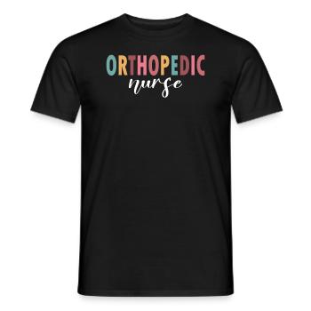 Orthopädische Krankenschwester Leben - Männer T-Shirt - Schwarz - Vorne - AI Model Male 178 light (178cm)