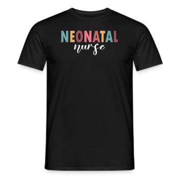 Das Leben einer Neugeborenen-Krankenschwester - Männer T-Shirt - Schwarz - Vorne - AI Model Male 178 light (178cm)