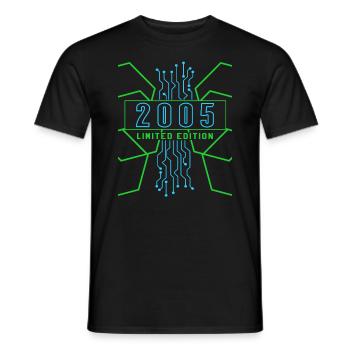 Anniversaire 2005 Gaming Limited Edition Gamer - T-shirt homme - noir - Devant - AI Model Male 178 light (178cm)