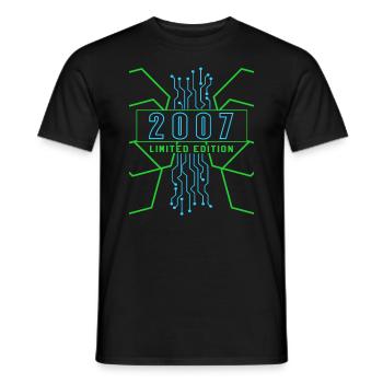 Anniversaire 2007 Gaming Limited Edition Gamer - T-shirt homme - noir - Devant - AI Model Male 178 light (178cm)