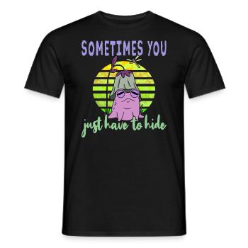 Depressionen Depression Frosch - Männer T-Shirt - Schwarz - Vorne - AI Model Male 178 light (178cm)