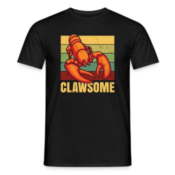 Klauenhaftes Krabben-meeresfrüchte-design Für - Männer T-Shirt - Schwarz - Vorne - AI Model Male 178 light (178cm)