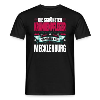 Die Schönsten Krankenpfleger Kommen Aus - Männer T-Shirt - Schwarz - Vorne - AI Model Male 178 light (178cm)