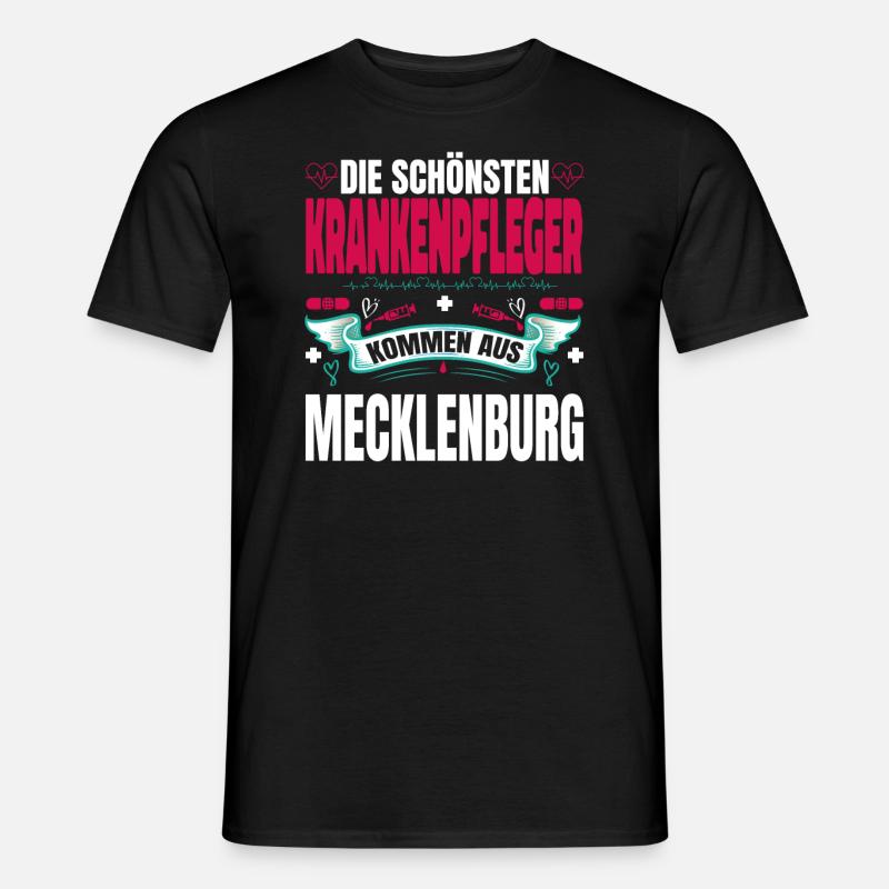 Die Schönsten Krankenpfleger Kommen Aus - Männer T-Shirt - Schwarz