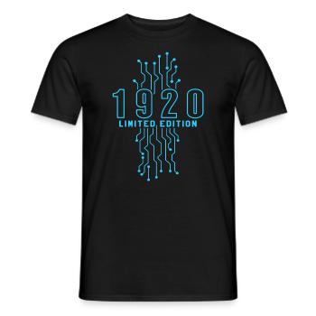 Anniversaire 1920 Gaming Limited Edition Gamer - T-shirt homme - noir - Devant - AI Model Male 178 light (178cm)