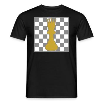 Chess Player Chess Game Chess - Men's T-Shirt - black - Front - AI Model Male 178 light (178cm)