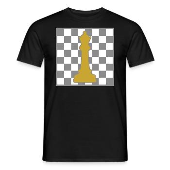 Schachspieler Schachspiel Schach - Männer T-Shirt - Schwarz - Vorne - AI Model Male 178 light (178cm)