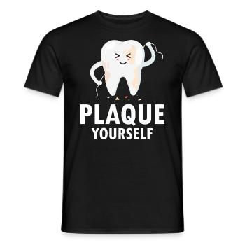 Dental laboratory and dental technology for dental clinics - Men's T-Shirt - black - Front - AI Model Male 178 light (178cm)