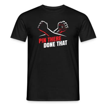Pin There Done That Für Arm Wrestling Fan - Männer T-Shirt - Schwarz - Vorne - AI Model Male 178 light (178cm)