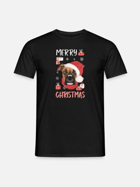 Boxer Joyeux Noël - T-shirt homme - noir