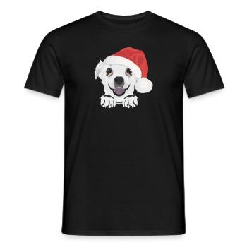 Chihuahua Merry Christmas - Men's T-Shirt - black - Front - AI Model Male 178 light (178cm)
