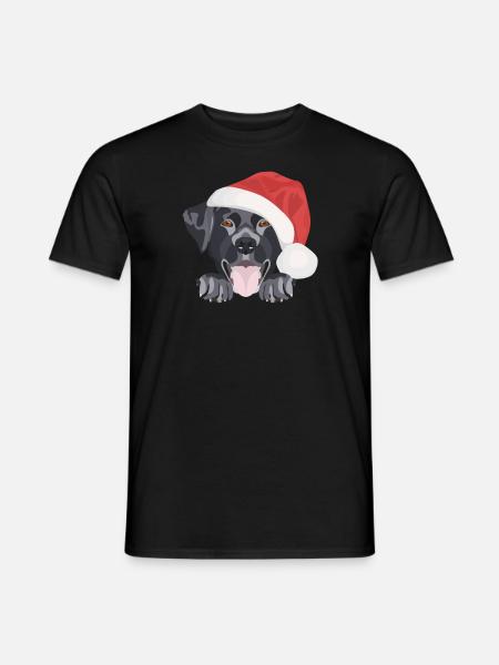Joyeux Noël Labrador - T-shirt homme - noir