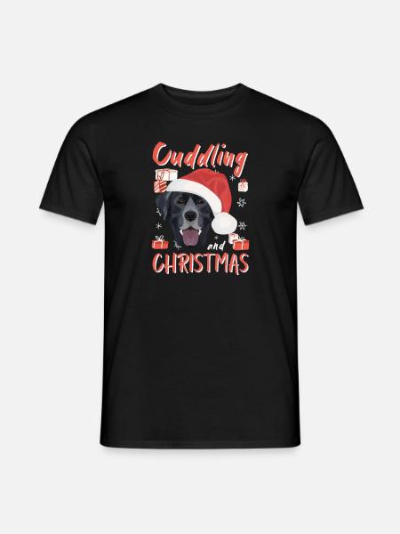Labrador Merry Christmas - Men's T-Shirt - black