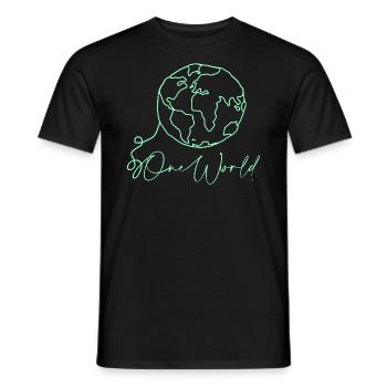 Monde - T-shirt homme - noir - Devant - AI Model Male 178 light (178cm)
