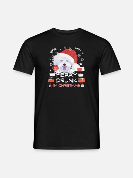 Maltese Christmas Market - Men's T-Shirt - black