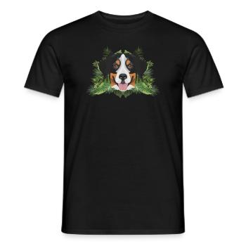 Bouvier bernois tropical - T-shirt homme - noir - Devant - AI Model Male 178 light (178cm)