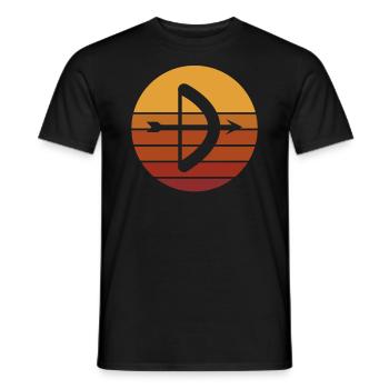 Archery Gift Saying Archery - Men's T-Shirt - black - Front - AI Model Male 178 light (178cm)