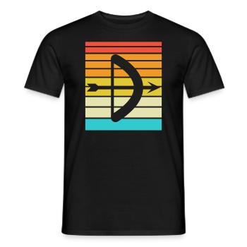 Archery Gift Saying Archery - Men's T-Shirt - black - Front - AI Model Male 178 light (178cm)