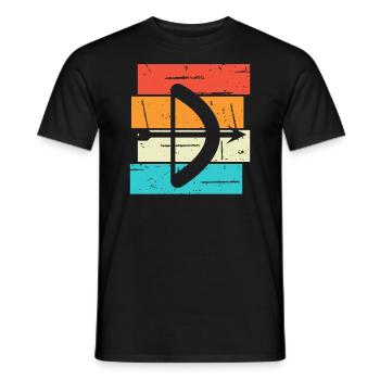 Archery Gift Saying Archery - Men's T-Shirt - black - Front - AI Model Male 178 light (178cm)