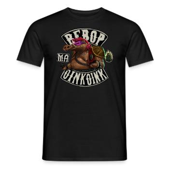 TMNT Mutant Mayhem Avec Bebop - T-shirt homme - noir - Devant - AI Model Male 178 light (178cm)