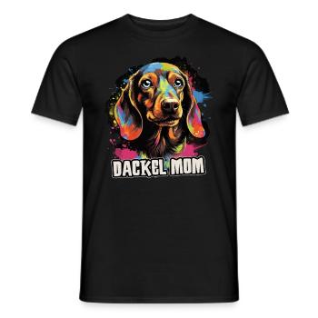 Dackel Hund Geschenk Spruch - Männer T-Shirt - Schwarz - Vorne - AI Model Male 178 light (178cm)