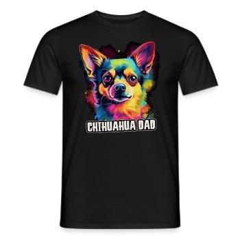 Chihuahua Dog Cadeau Dire - T-shirt homme - noir - Devant - AI Model Male 178 light (178cm)