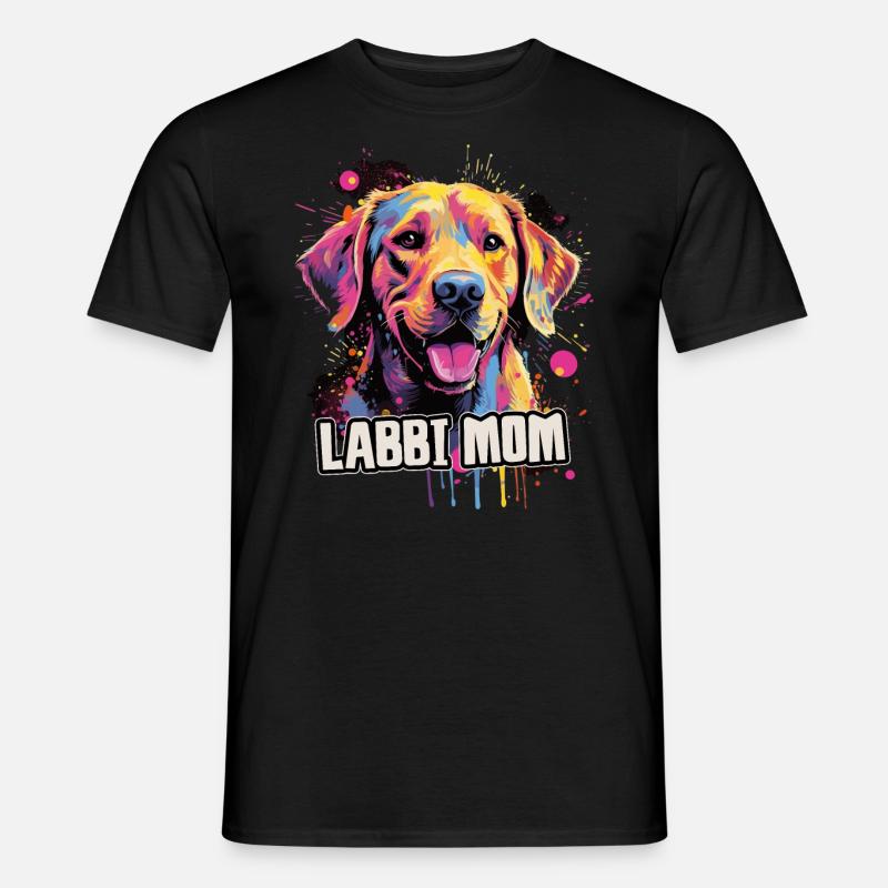 Labbi Hund Geschenk Spruch - Männer T-Shirt - Schwarz